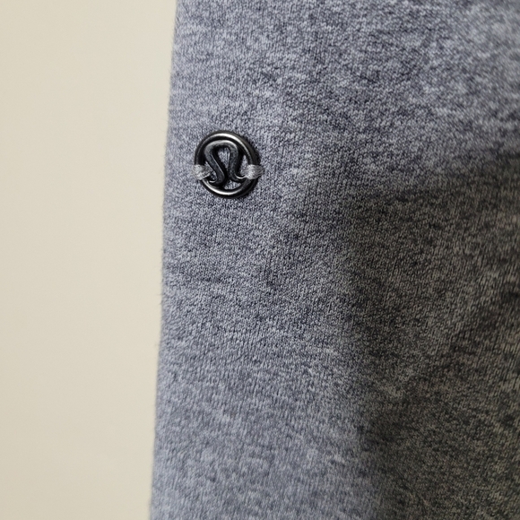 Lululemon No Sweat Pants Side Zips Pre/Post Workout Heathered Grey - Picture 7 of 11